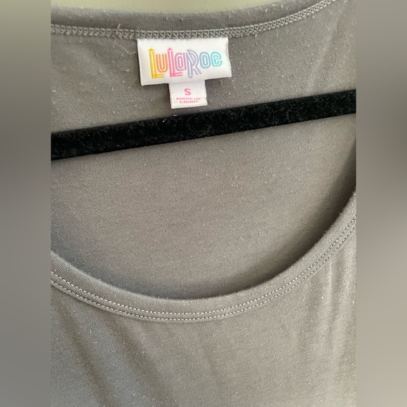 Lularoe Ryane dress grey long sleeve maxi size small - Picture 3 of 6